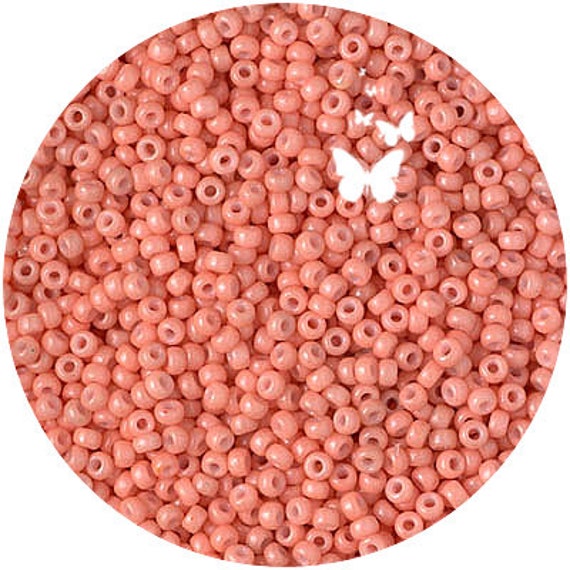 11-4462, Miyuki 22g Duracoat Op Med Salmon Pink 11-4462, Miyuki 22g Duracoat Op Med Salmon Pink
