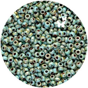 6-413F, Miyuki 20g Matte Turquoise Blue 6-413F, Miyuki 20g Matte Turquoise Blue