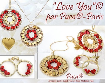 Free LOVE YOU Pattern w/ Any Les Perles par Puca® Purchase ... Please Read Item Details, DIY Jewelry, Bead Supply