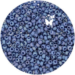 11-4704, Miyuki 22g Frost Opaque Glaze Rainbow Soft Blue 11-4704, Miyuki 22g Frost Opaque Glaze Rainbow Soft Blue