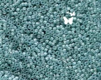 2376 Translucent Eucalyptus Miyuki Seed Beads, Size 15/0 (7gr), 11