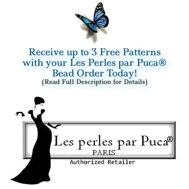 Free K' alys Pattern w/ Any Les Perles par Puca® Purchase ... Please Read Listing Details, DIY Jewelry, Bead Supply image 4