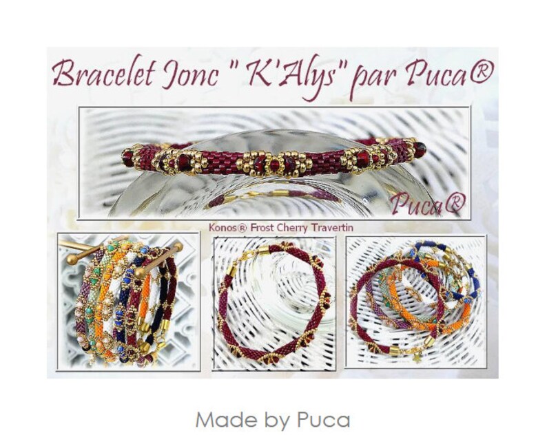 Free K' alys Pattern w/ Any Les Perles par Puca® Purchase ... Please Read Listing Details, DIY Jewelry, Bead Supply image 3