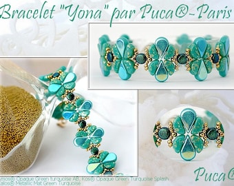 Free YONA Bracelet Pattern w/ Any Les Perles par Puca® Purchase ... Please Read Full Description, DIY Jewelry, Bead Supply