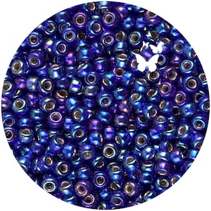 11-1020, Miyuki 22g S/L Cobalt AB 11-1020, Miyuki 22g S/L Cobalt AB
