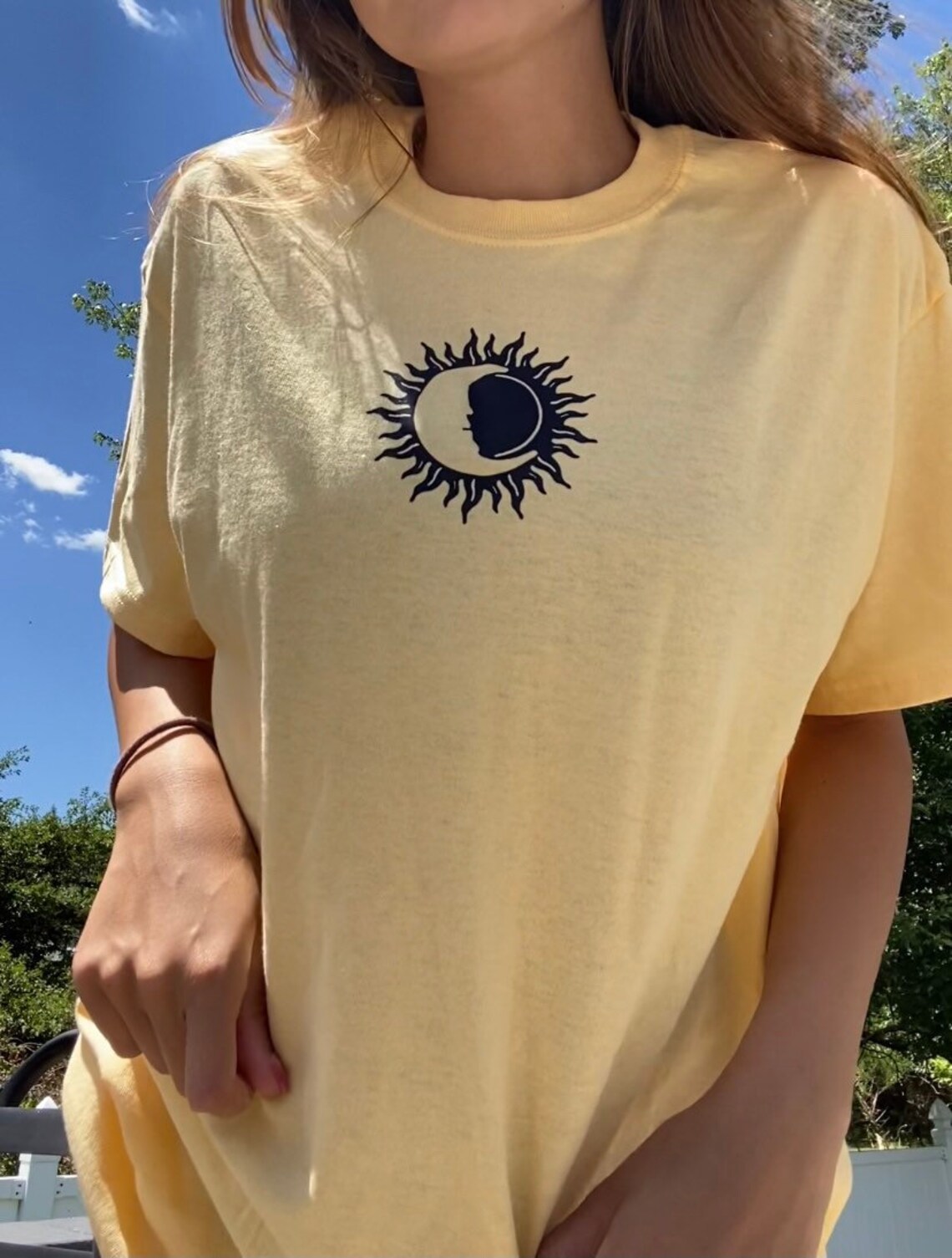 Sun and moon tshirt | Etsy