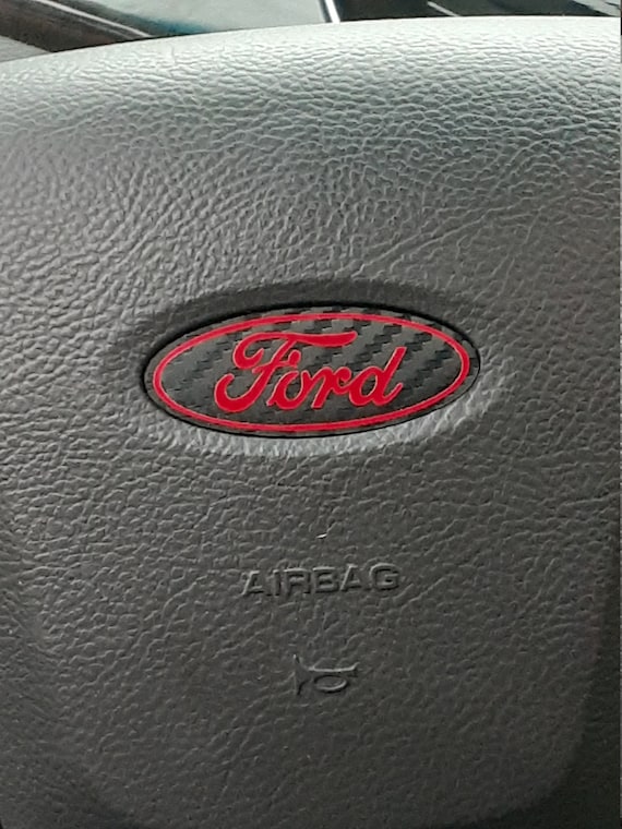 Ford Steering Wheel Emblem Overlay Vinyl Sticker Decal. Etsy UK