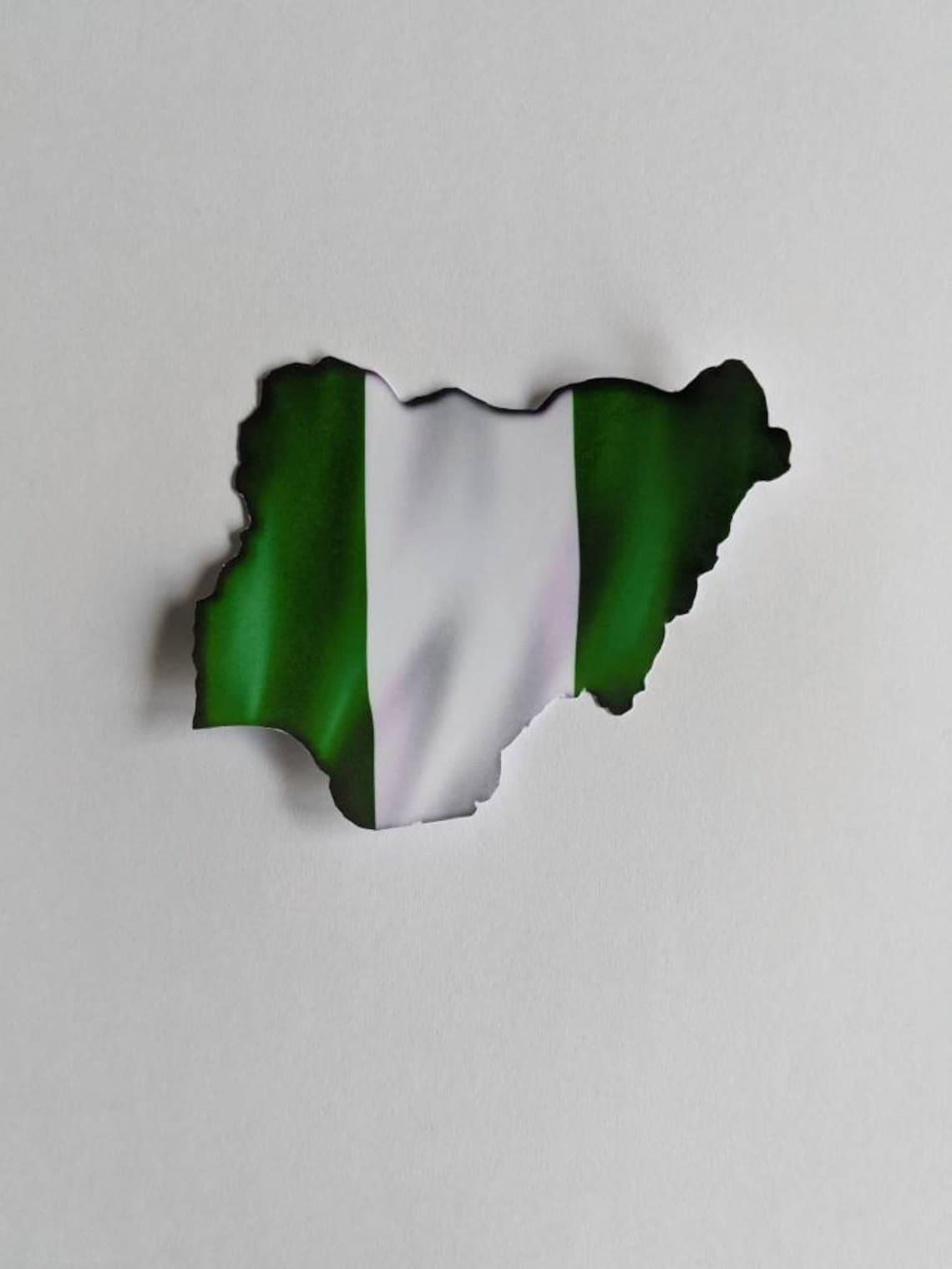 Nigerian Flag Sticker 2 Pack Etsy