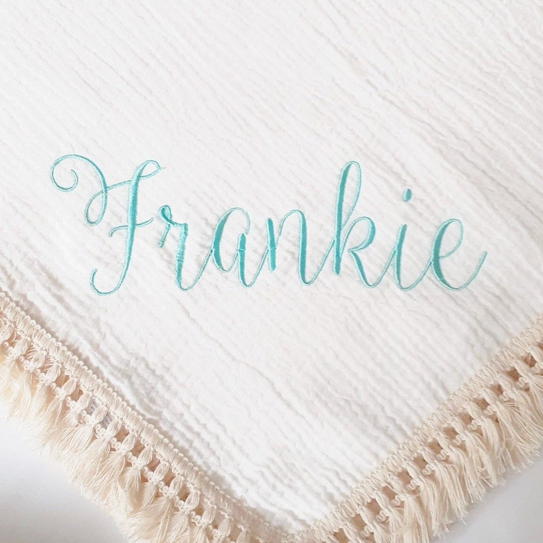 Personalized Boho Baby Swaddle Pure Cotton Muslin Baby Etsy