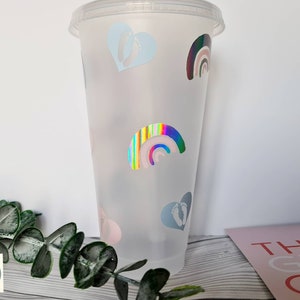 personalised Student midwife cup, future midwife reusable cup, with lid and straw. midwife tumbler, midwife cold cup image 4
