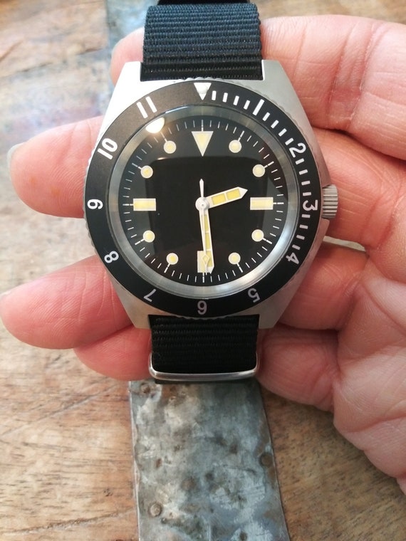 Custom Seiko Military Type 1 Class A Milsub Sub Mod VH31 - Etsy