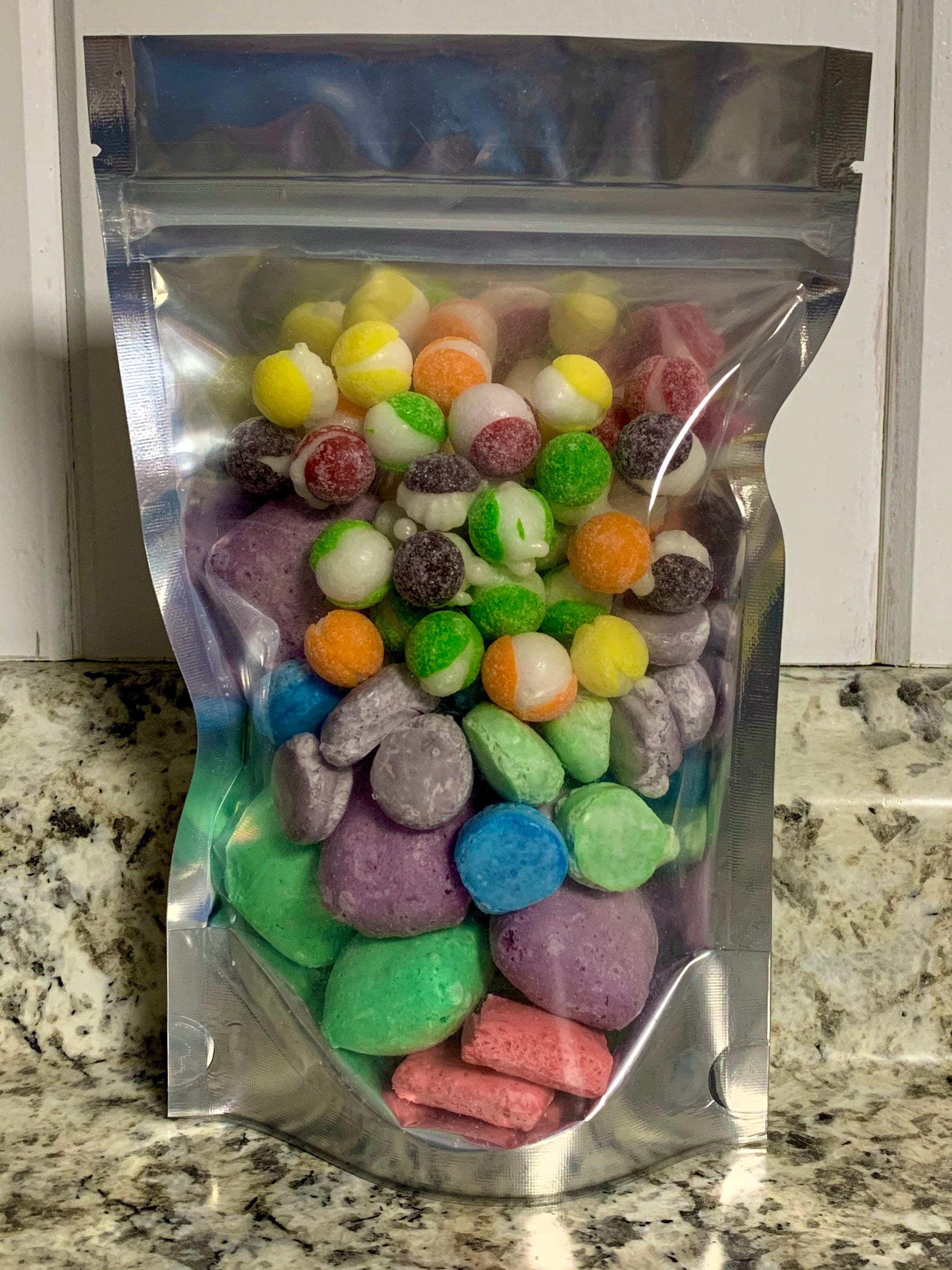 Freeze Dried Sour Candy Sampler Bag Etsy