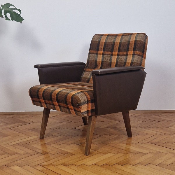 Vintage Lounge Chairs / Mid century Armchair / Retro Armchair / 70's / Yugoslavia / Upholstered Armchair /1970