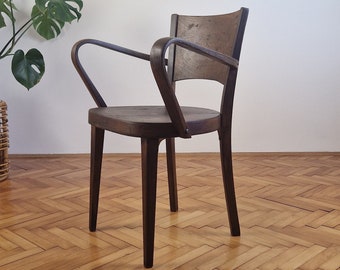 Mid-century dining chair from Yugoslavia 1960 Stol Kamnik Wood Rustic Farmhouse Chair Vintage chair