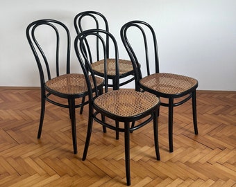 Thonet Radomsko Cafehaus Chair Armchair No. 24 Bentwood Black True Vintage Interior Etsy