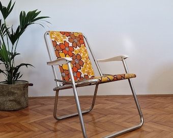レトロポップ fruits chair リンゴ柄 折りたたみチェア - USA＆