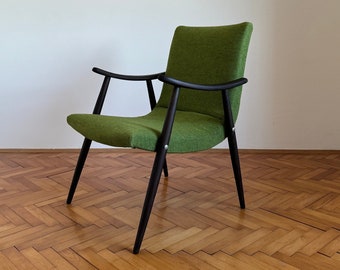 Vintage green Meblo armchairs / Retro lounge armchairs / mid century / upholstered chair / vintage green armchairs / Yugoslavia 70s / 1970s