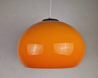 Meblo guzzini Pendant Lamp/ Model Jolly / Orange light/ mid-century / Hanging light / Retro Lamp / Itay / Yugoslavija / 1970s / 70s