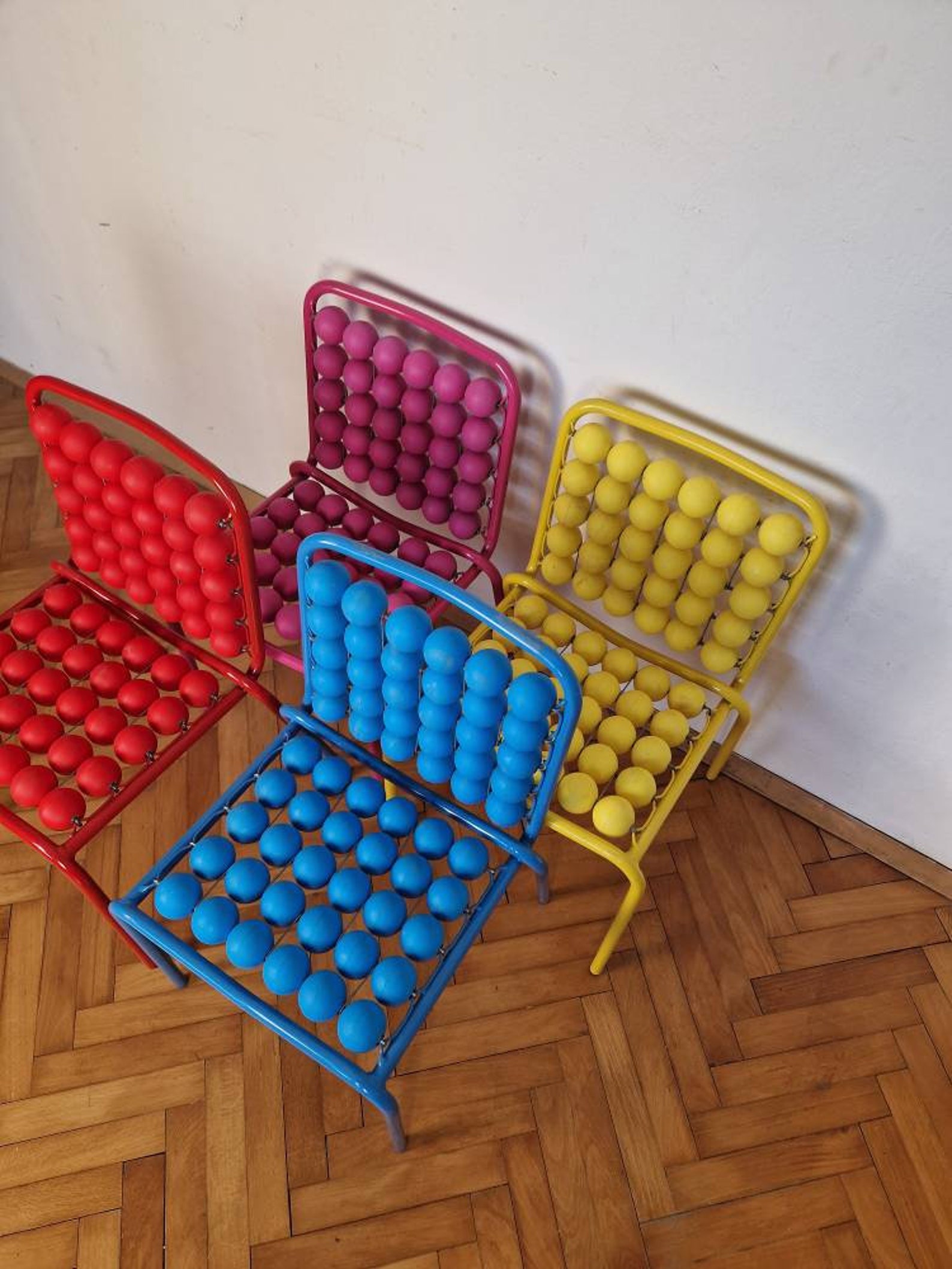 1 of 5 Vintage Children's Chairs / Antique Pop Art Chairs Etsy