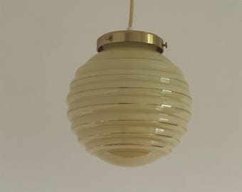 Vintage Holophane Lobay Low Bay 685 Industrial Ceiling Pendant