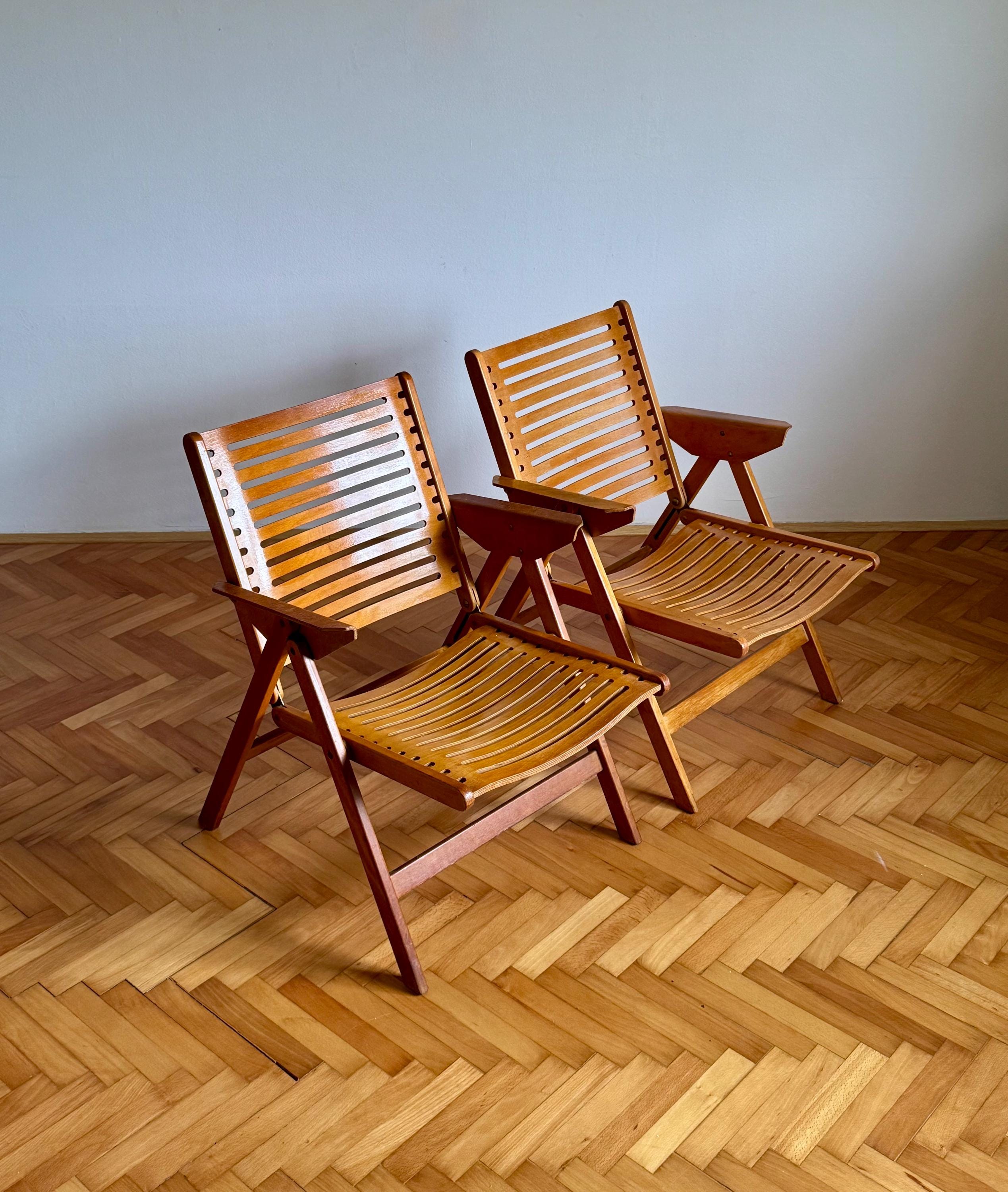 1 of 2 Vintage Rex Armchair Designed by Niko Kralj / Stol Kamnik