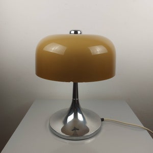 Meblo Guzzini  Medusa Vintage Bedside Lamp / Mushroom Lamp / Nighlight / Table Lamp / Desk Lamp / Italy Design / Yugoslavia / 1970s