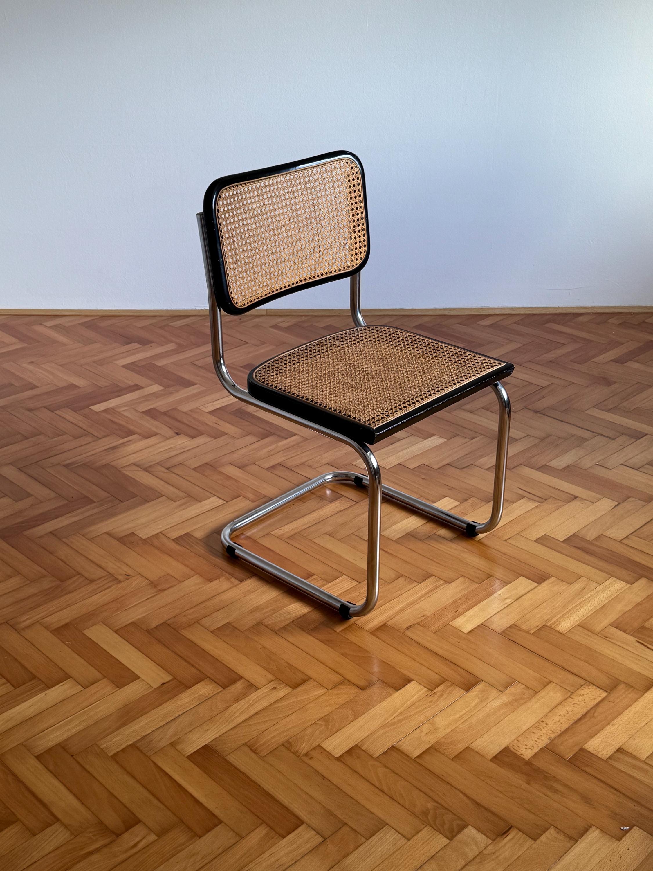 Vintage Cesca Chair / Marcel Breuer B32 Cantilaver Chair / Mid