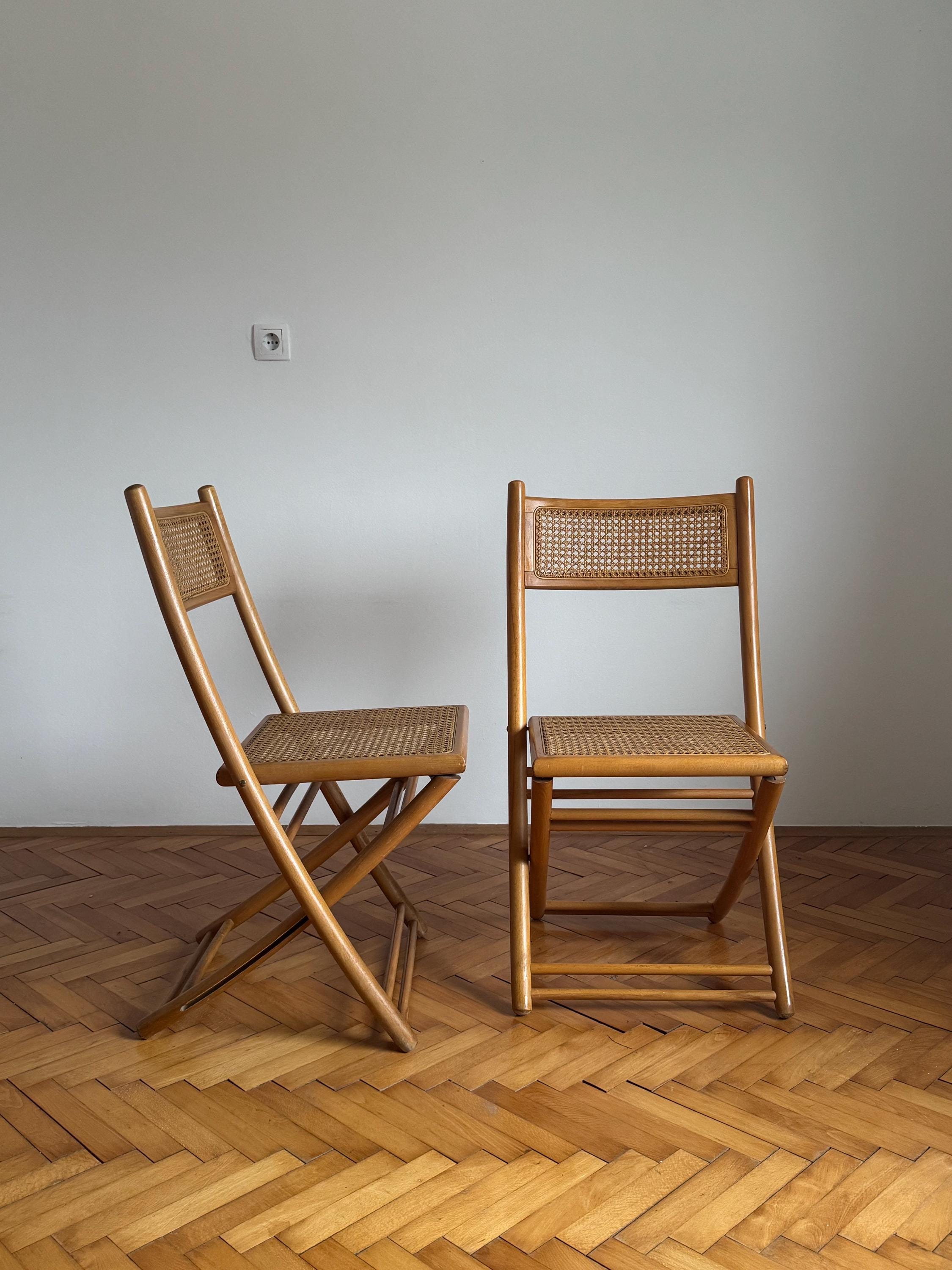 1 of 2Vintage Wooden Folding Chair / MCM Light Brown Foldable Chair / Aldo  Jacober Design Style / Accent Chair / Boho Style / Made in Italy - Etsy  België, image size:2250x3000