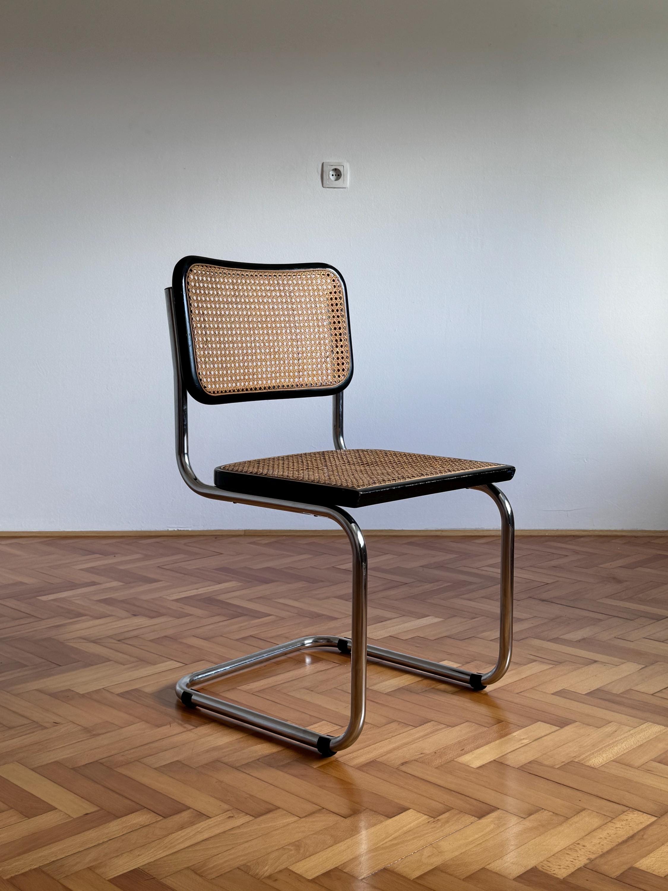 Vintage Cesca Chair / Marcel Breuer B32 Cantilaver Chair / Mid