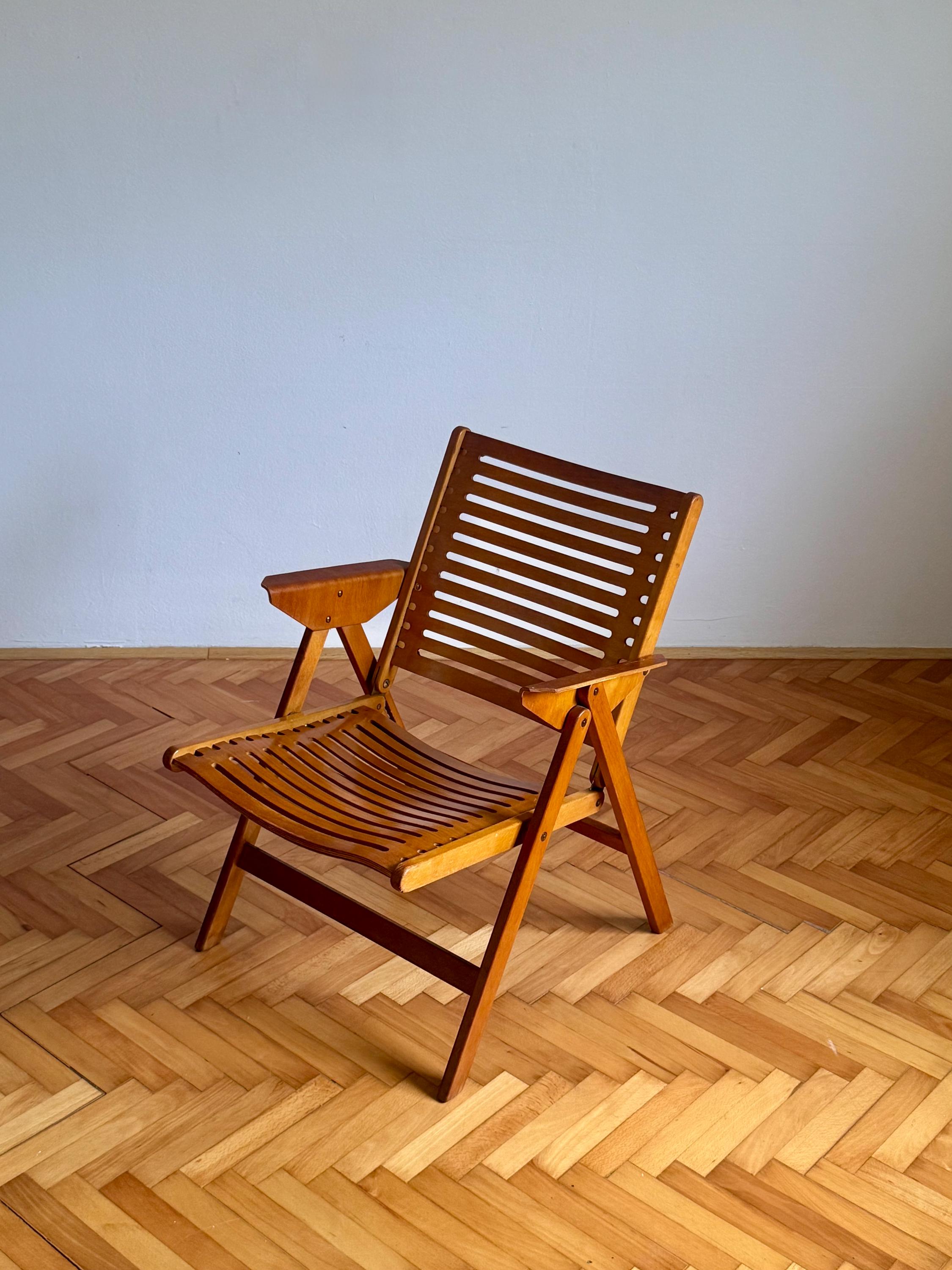 Niko Kralj REX チェア2脚 テーブル STOL ユーゴスラビア 1 of 2 Vintage Rex Armchair Designed by Niko Kralj / Stol Kamnik
