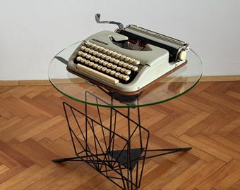 Vintage Martisa 11 Typewriter with Case / Retro Portable Writing Machine / Mid Century Office Decor / 1960s