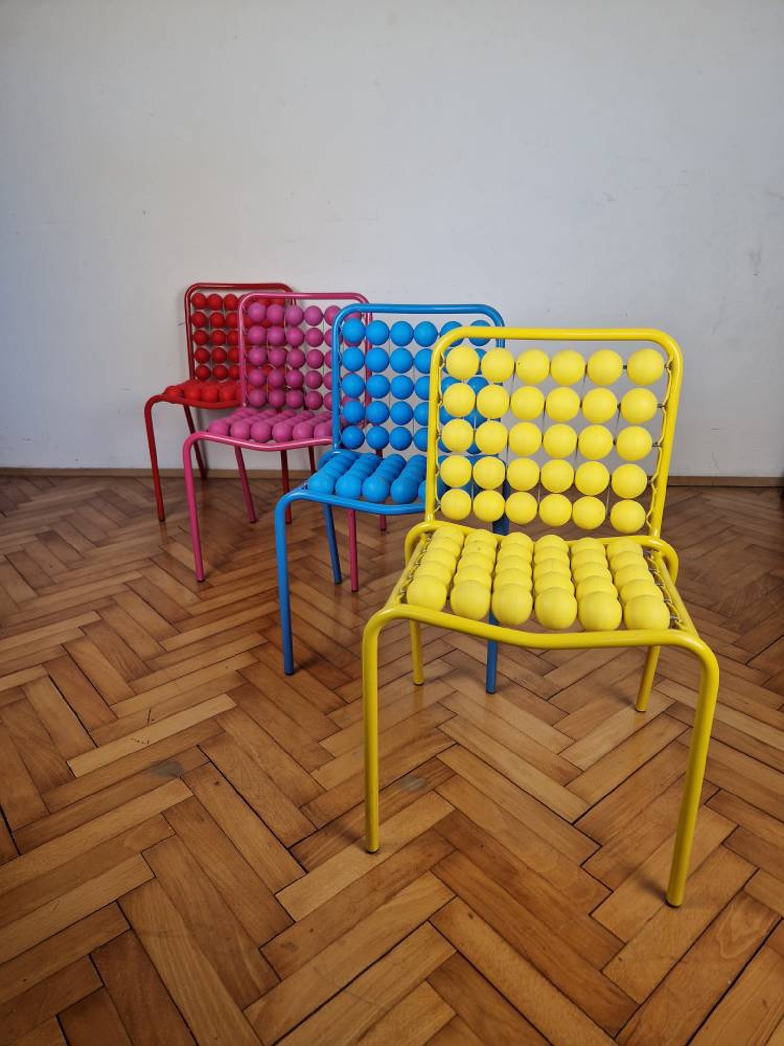 1 of 5 Vintage Children's Chairs / Antique Pop Art Chairs Etsy