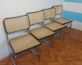 1 of 3 Mid-Century Modern Cesca Chair Marcel Breuer B32 Italian Cesca Wicker Dining Chair Bauhaus Vintagechair