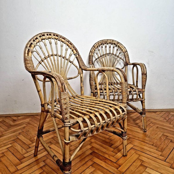 Rattan Chair Etsy
