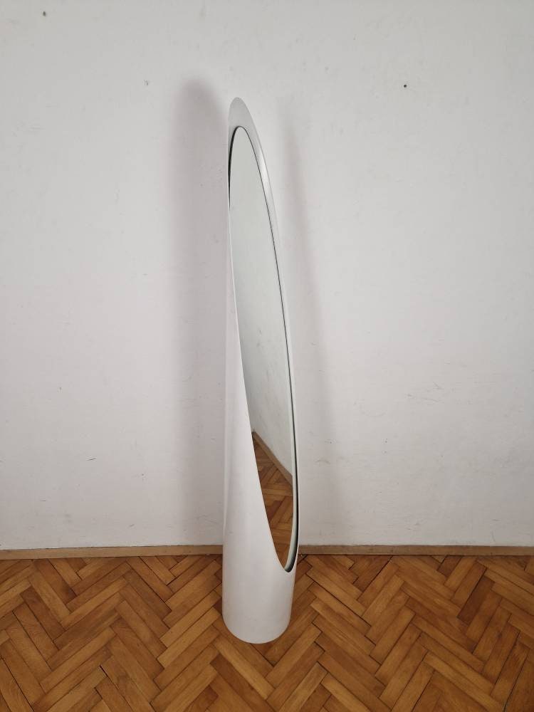 Mid Century Modern Floor Mirror Mirror / Unghia by Rodolfo Bonetto