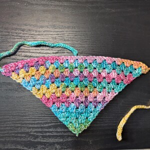 Crochet Granny Stitch Bandanas