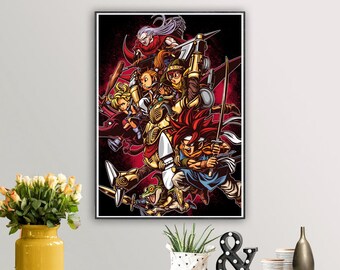 Chrono Trigger New Custom Poster Print Wall Decor Art Personalized