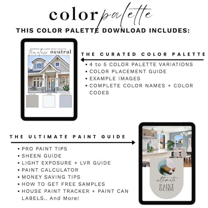 Modern Black Exterior Paint Color Colors | 4 Designs | Sherwin Williams House Colors for Siding, Trim, Front Door, Stain, Accents image 3