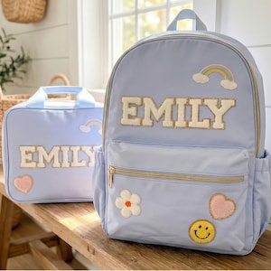 Sac à dos personnalisé pour enfant : nom personnalisé, nylon durable, cartable