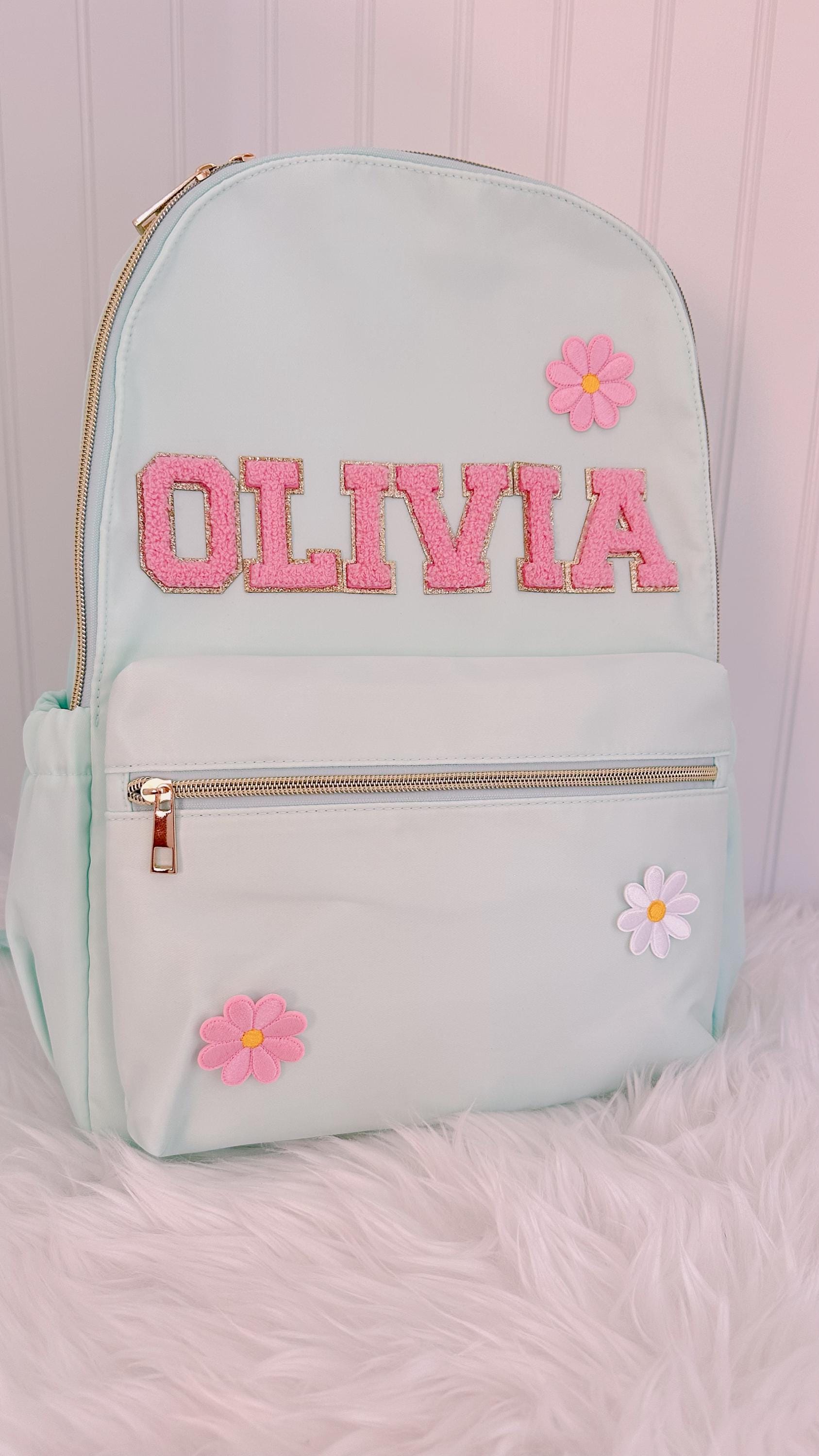 Personalized Kids Backpack: Custom Name Patch, School Bag - Etsy