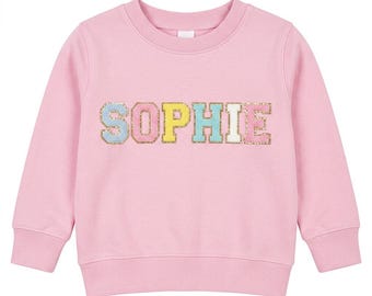 Kids Sweatshirt: Back-to-school outfit | Personalized Sweatshirt Children | Birthday shirt |Gift for girls | Bday Girl