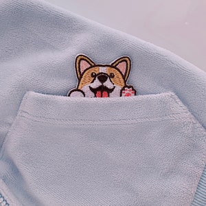 Dog patch, sticker patch, packet patch, cute patches, animal patch, patch for hats, dog mom gift, patch for clothing, patch for jacket