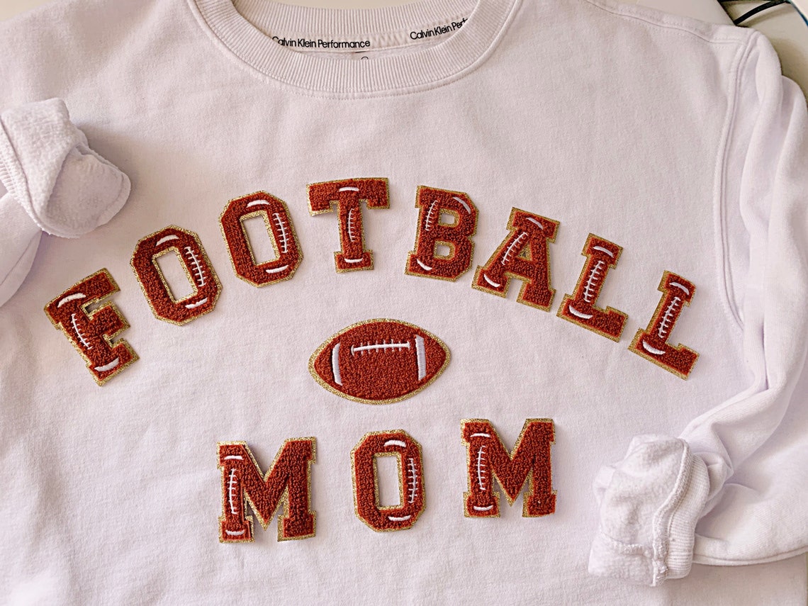 2.35 Inch Game Day Iron on Letters Game Day Shirt Chenille Etsy