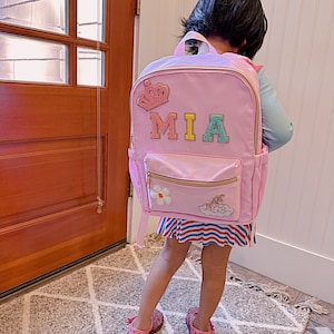 Toddler size Personalized backpack| Back to school | custom backpack | bookbags | personalized school bags| Christmas gift | gifts for kids