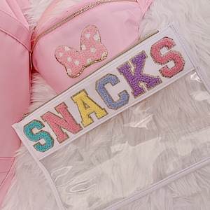Eco- Friendly Clear bags  makeup bags snacks bags  cosmetics bags  Bridesmaid gifts  Makeup organizer Makeup vanity custom make up