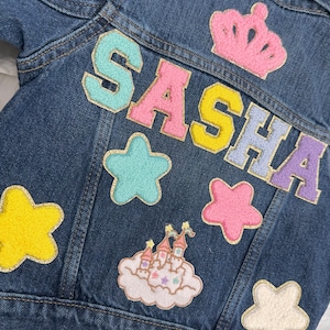 Gift for kids, Kids jean jacket, toddler jean jacket, Kids jacket, Personalized kids jacket, Birthday gift for kids, Gift for baby