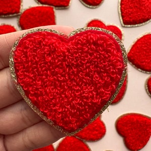 Hearts Chenille Iron On Patch – Pip Supply