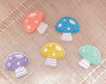 Mushroom patch, iron on patch, patch for clothes, patch for jacket, patch  for jeans, iron on patch custom, patch for hats, cute patches