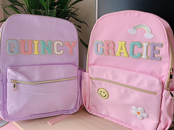 Personalized Backpack Back to School Custom Backpack Bookbags Personalized School Bags Christmas Gift Gifts for Kids Etsy Canada