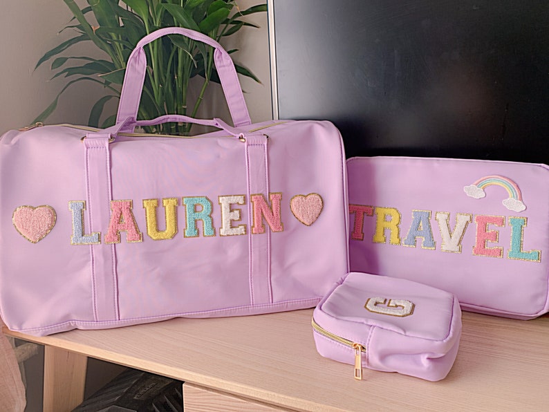 Personalized Duffel Bag Overnight Bags Custom Duffle Bag Etsy